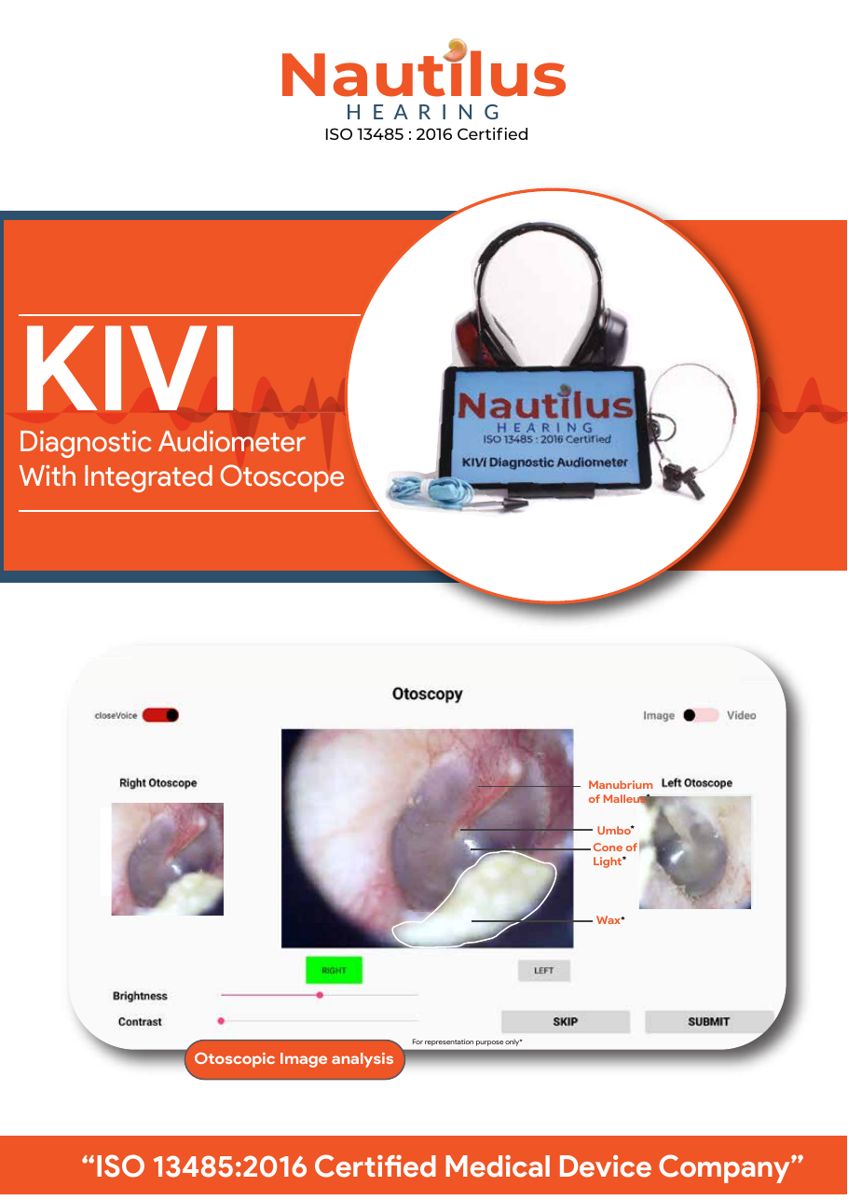 Nautilus Hearing KIVI brochure cover