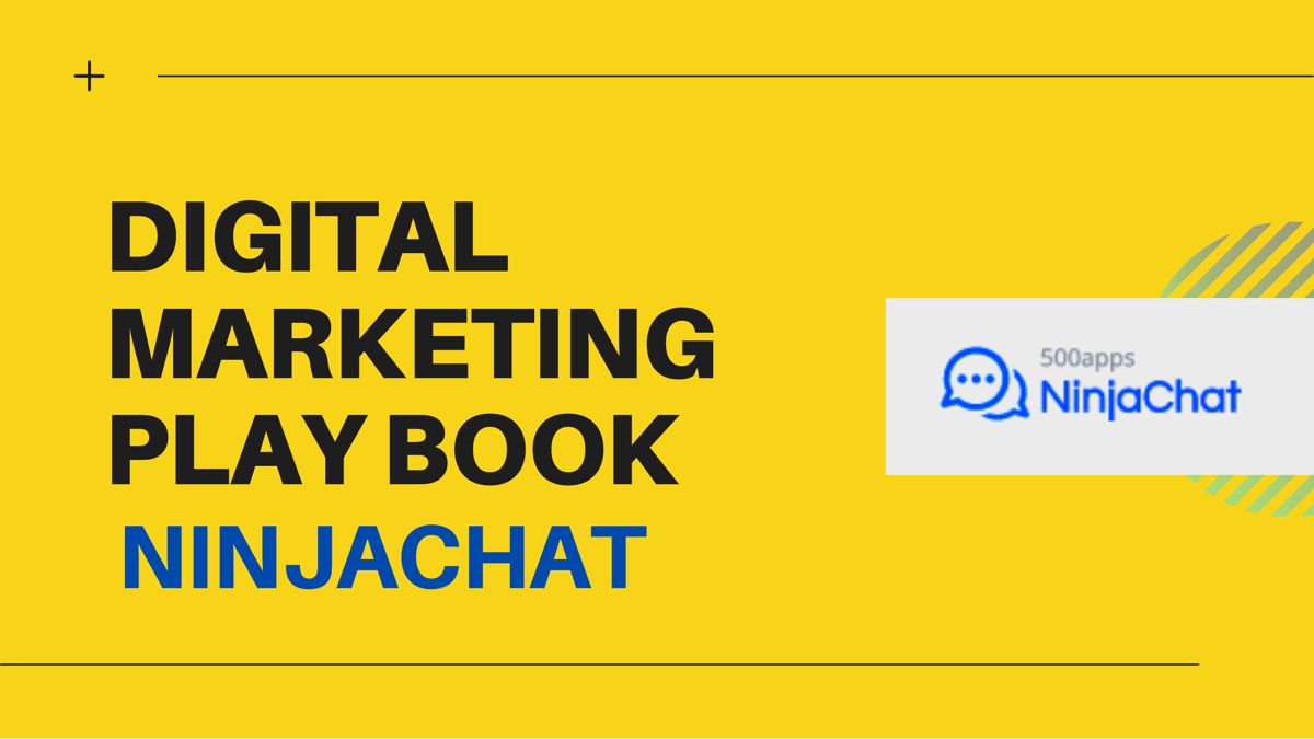 Cover of the NinjaChat Digital Marketing Playbook